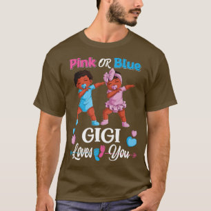 Camiseta Gigi Rosa Ou Azul Te Ama, Negra