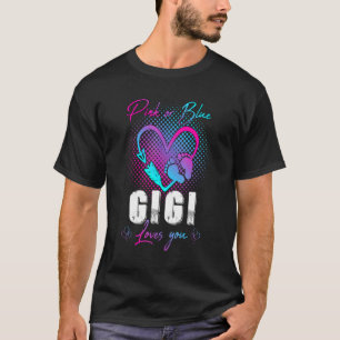 Camiseta Gigi Rosa Ou Azul Te Ama, Seu Sexo Bebê.
