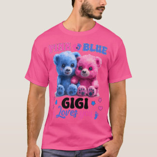 Camiseta Gigi Rosa Ou Azul Te Ama Um Bebê Bonito