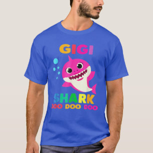 Camiseta Gigi Shark Doo Doo Crianças Engraçadas de Mamãe