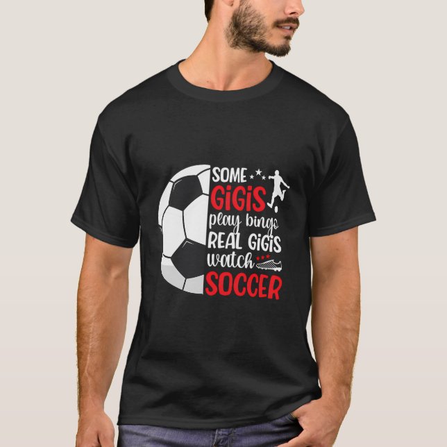 Camiseta Gigi Verdadeiro Assiste Gigi De Futebol Gi (Frente)