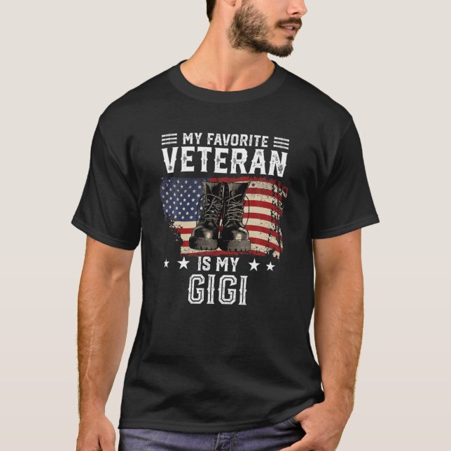 Camiseta Gigi Veteranos Meu Veterano Favorito É Meu Gigi (Frente)