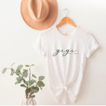 Camiseta Gigi vovó personalizada - Camisa-T<br><div class="desc">Estamos sempre a adicionar novas designs diariamente!</div>