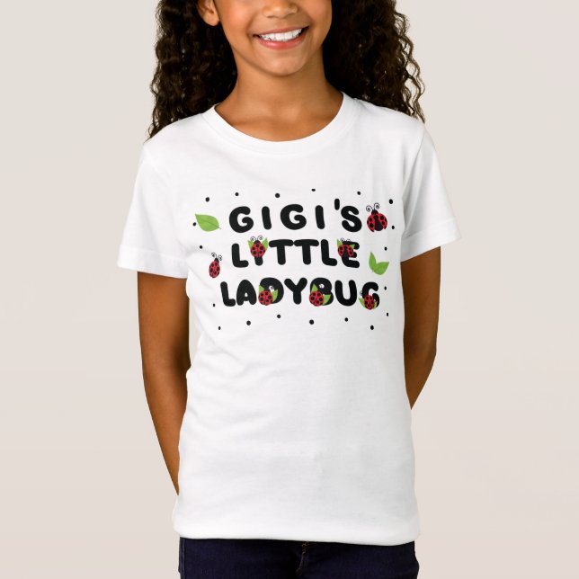Camiseta Gigi's Little Ladybug - Cute (Frente)