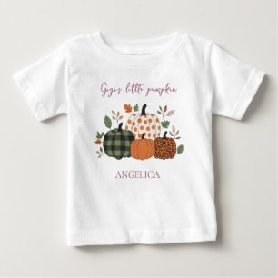 Camiseta Gigi's Little Pumpkin Halloween Bebê de 1 a 3 anos