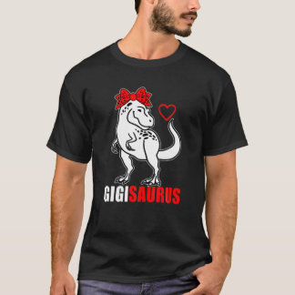 Camiseta Gigisaurus Gigi Saurus Rex Mãe Dia de as mães Avô