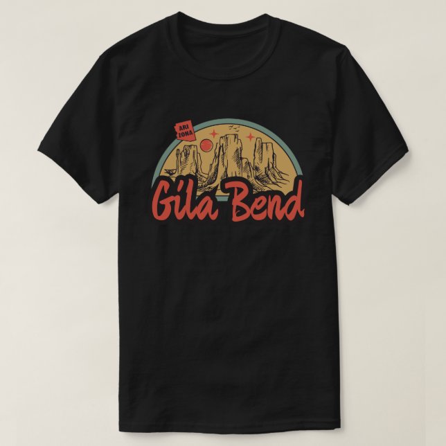 Camiseta Gila Bend, Arizona (Frente do Design)