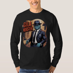 Camiseta Gila Mobster Ilustração Combo Criatura Funny