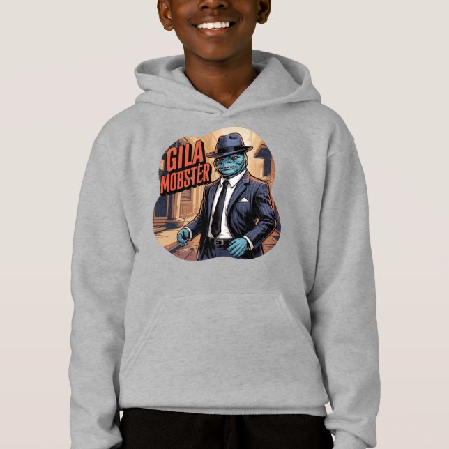 Camiseta Gila Mobster Ilustração Combo Criatura Funny (Frente)