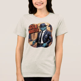 Camiseta Gila Mobster Ilustração Combo Criatura Funny