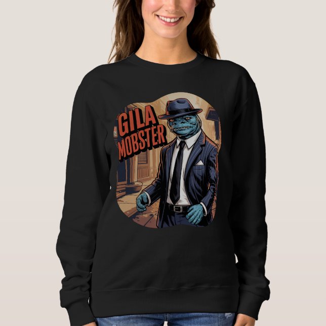 Camiseta Gila Mobster Ilustração Combo Criatura Funny (Frente)