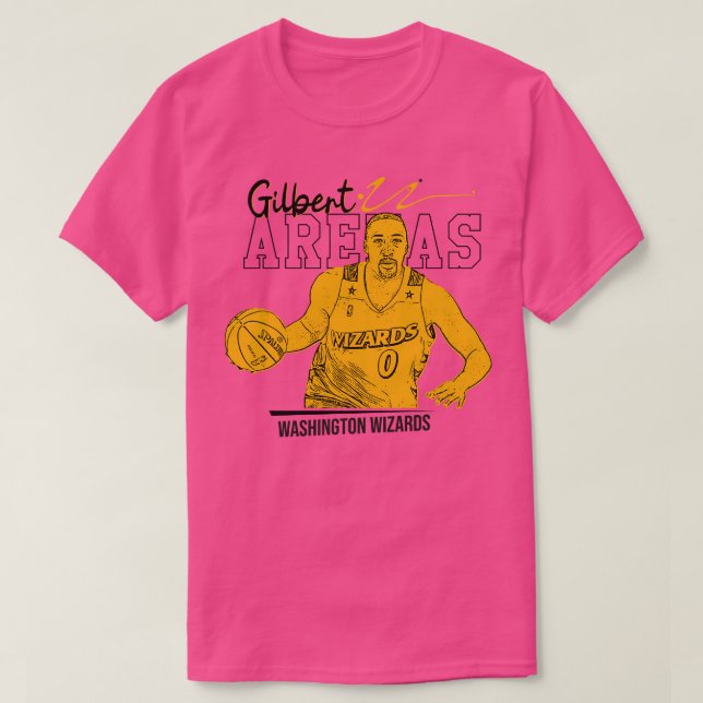 Camiseta Gilbert arenas retro (Frente do Design)