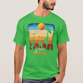 Camiseta Gilbert Arizona AZ Sunset Coyote Vulture Cactus De