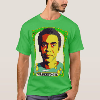 Camiseta Gilberto Gil Retro Original Fan Art Design