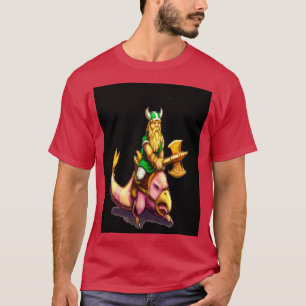 Camiseta Gilius Thunderhead Ouro Ax Gráfico 1