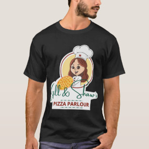 Camiseta Gill _amp_ Shaw_s Pizza Parlor