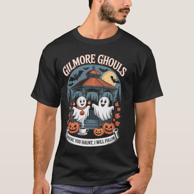 Camiseta Gilmore Ghouls Onde Você Haunt5 (Frente)