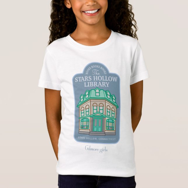 Camiseta Gilmore Girls | Biblioteca Hollow de Estrelas (Frente)