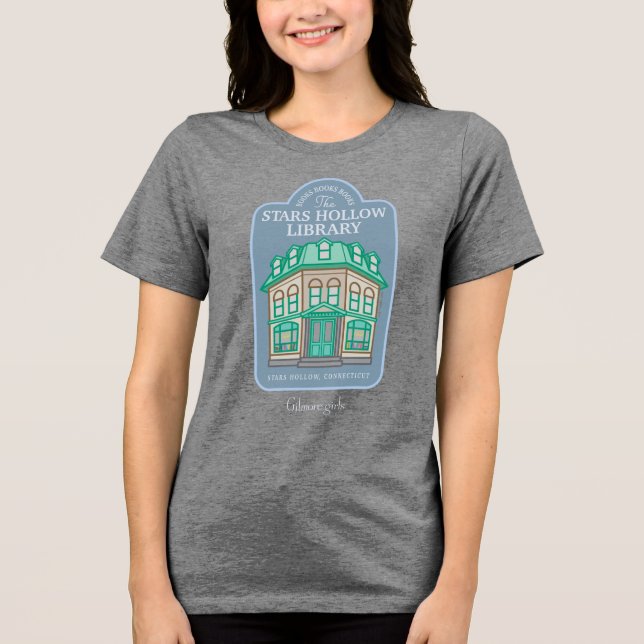 Camiseta Gilmore Girls | Biblioteca Hollow de Estrelas (Frente)