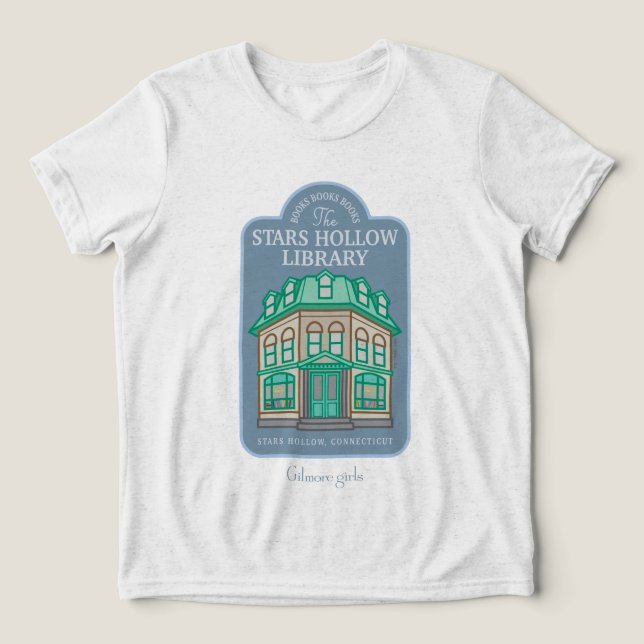 Camiseta Gilmore Girls | Biblioteca Hollow de Estrelas (Design frontal)