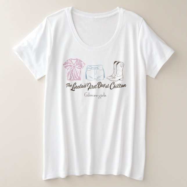Camiseta Gilmore Girls Lorelai Chilton Outfit Design (Frente do Design)