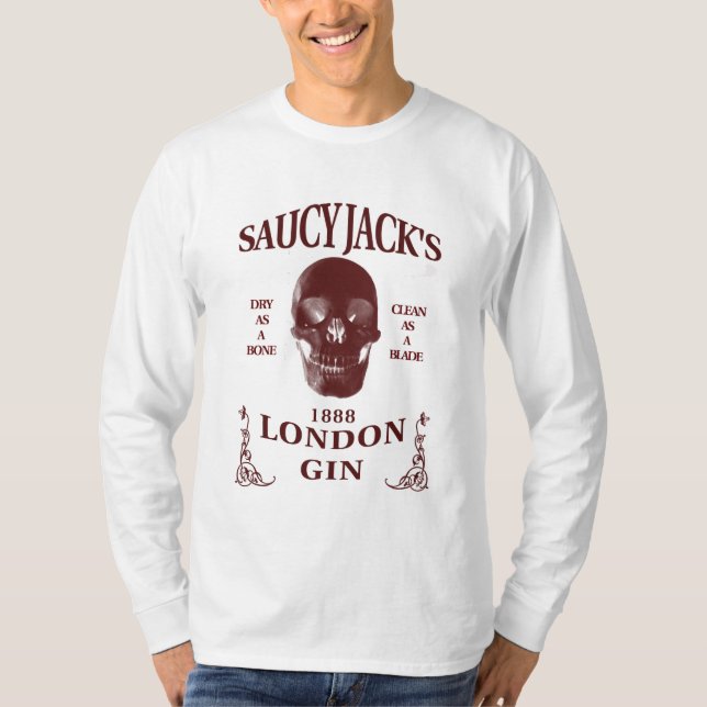 Camiseta Gim picante da Londres de Jack (Frente)