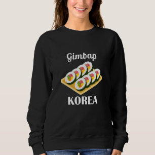 Camiseta Gimbap Comida Tradicional Coreana Bandeira da Core