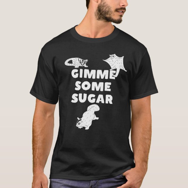 Camiseta Gimme Algum Glider De Açúcar Gráfico (Frente)