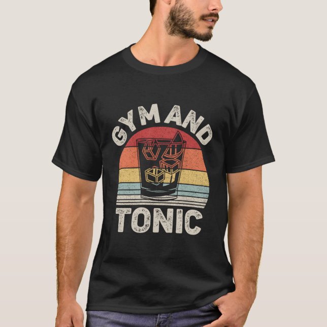 Camiseta Gin Gym E Gin Tônico (Frente)