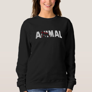 Camiseta Ginásio de Levantamento de Peso Animal Bodybuildin
