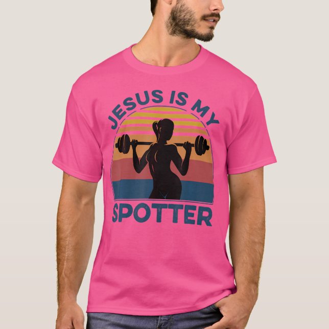 Camiseta Ginásio de Levantamento de Peso Funny Girl (Frente)