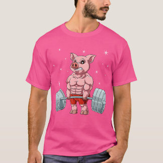 Camiseta Ginásio de Musculação para Porcos para Amantes de 