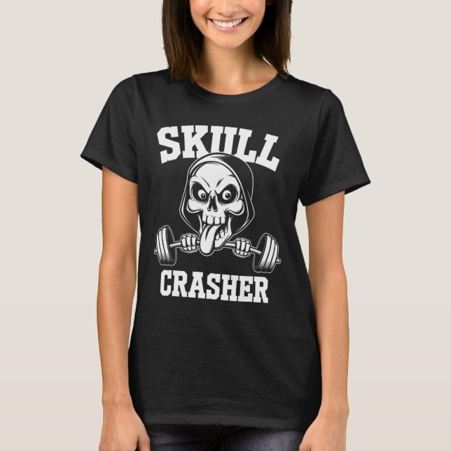 Camiseta Ginásio de Treino de Língua com Haltere de Fisicul (Frente)