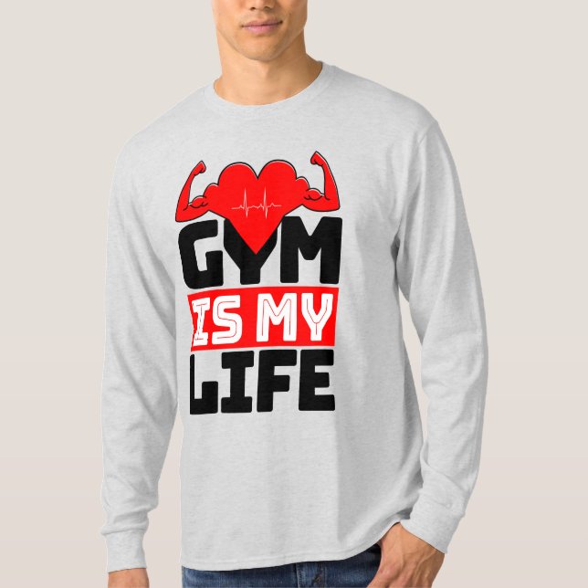 Camiseta Ginásio é Minha Vida (Frente)