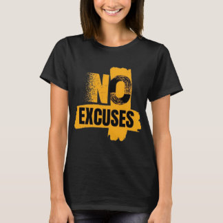 Camiseta Ginásio sem Desculpas Gráfico – Estilo Pincelada