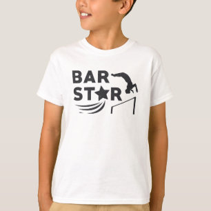 Camiseta ginasta Acrobat Beam, estrela do Bar Inven