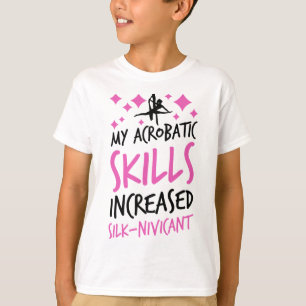 Camiseta Ginasta Aérea Ginástica Aérea Seda Acrobática Perf