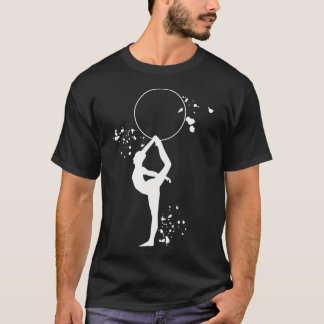 Camiseta Ginasta Com Arco Meninas Ginástica Rítmica