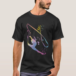 Camiseta ginasta com ginástica rítmica Banda