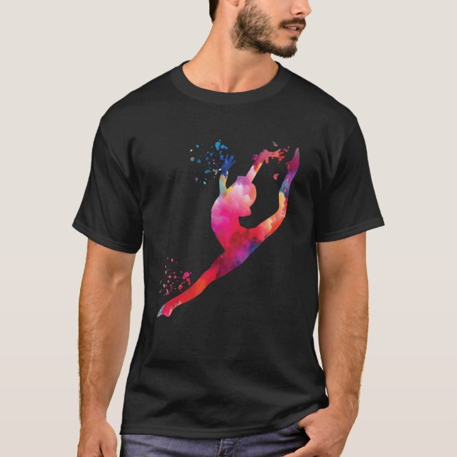 Camiseta Ginasta com Meninas do Chão Ginástica Rítmica Infa (Frente)