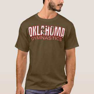 Camiseta ginasta de competição de ginástica de Oklahoma Tum