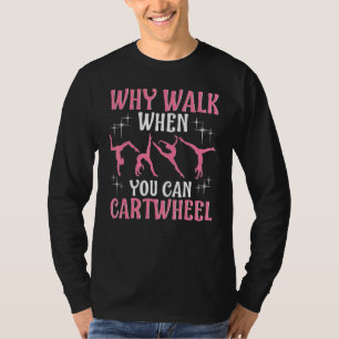 Camiseta Ginasta De Ginástica Para Meninas Legal