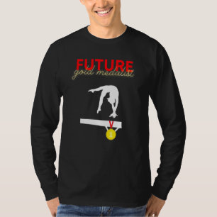 Camiseta Ginasta Futuro Medalhista de Ouro na Trave de Equi