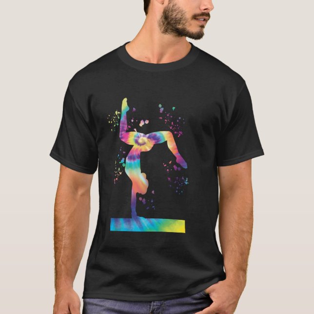 Camiseta Ginasta na Trave de Equilíbrio Meninas Ginástica A (Frente)
