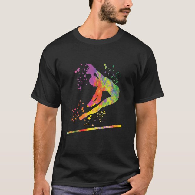 Camiseta Ginasta nas Barras Assimétricas Meninas Ginástica  (Frente)