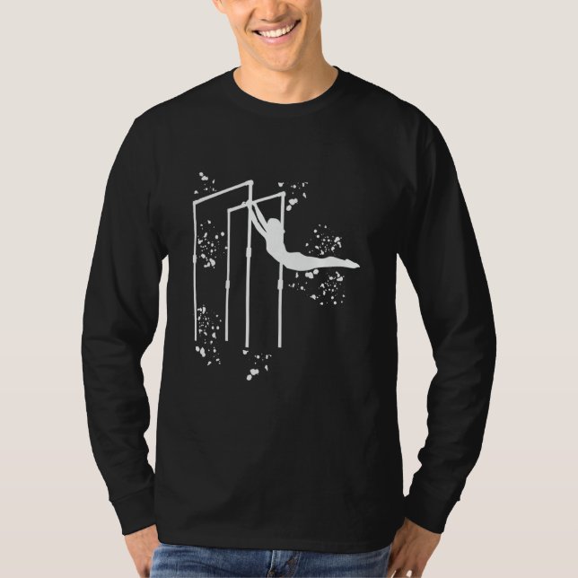 Camiseta Ginasta nas Barras Assimétricas Meninas Ginástica  (Frente)