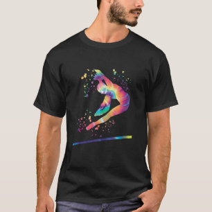 Camiseta Ginasta nas Barras Assimétricas Meninas Ginástica