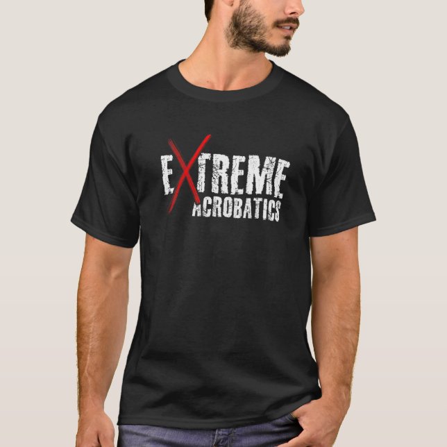 Camiseta Ginástica Acrobática Extrema Ginasta Ginástica Acr (Frente)