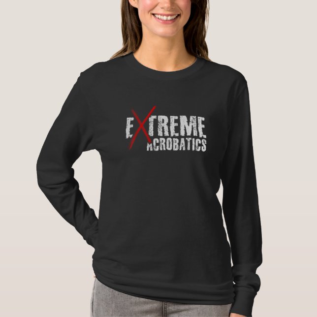 Camiseta Ginástica Acrobática Extrema Ginasta Ginástica Acr (Frente)