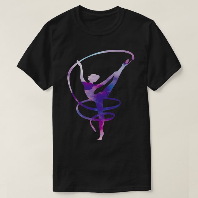 Camiseta ginástica Acrobática Rapariga (Frente do Design)
